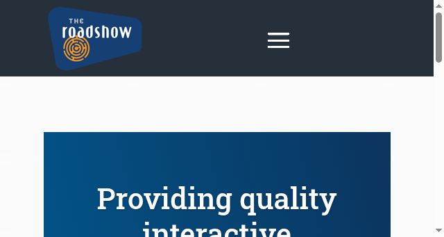 Screenshot of roadshow.org