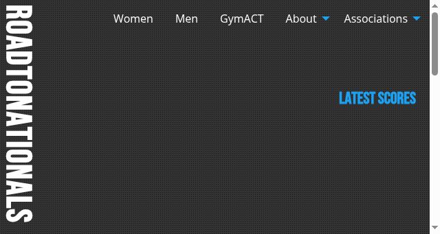 Screenshot of roadtonationals.com