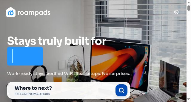 Screenshot of roampads.com