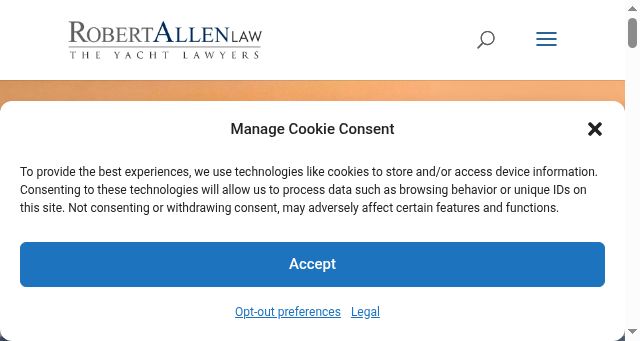 Screenshot of robertallenlaw.com
