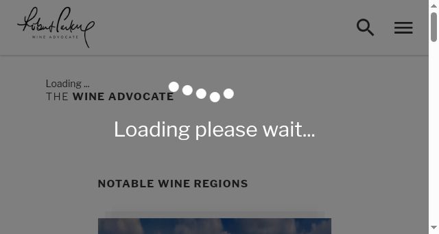 Screenshot of robertparker.com