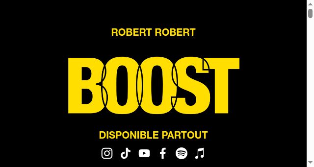 Screenshot of robertrobertmusic.com