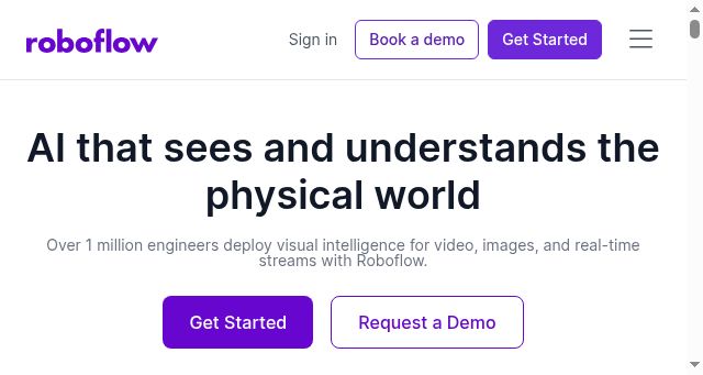 Screenshot of roboflow.com