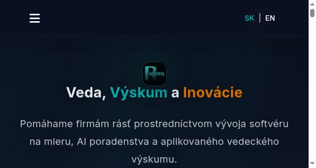Screenshot of robopol.sk