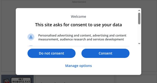 Screenshot of robotstxt.org