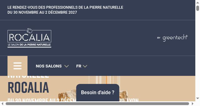 Screenshot of rocalia-events.com