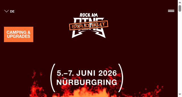 Screenshot of rock-am-ring.com