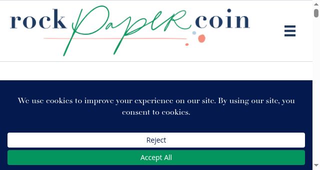Screenshot of rockpapercoin.com