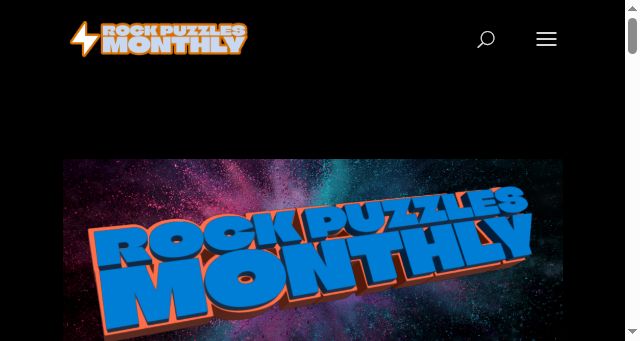 Screenshot of rockpuzzlesmonthly.com