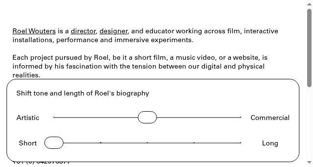 Screenshot of roelwouters.com