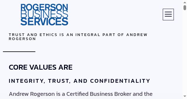Screenshot of rogersonbusinessservices.com