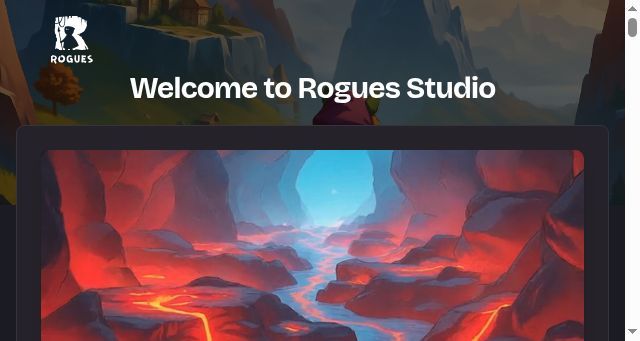 Screenshot of rogues.studio