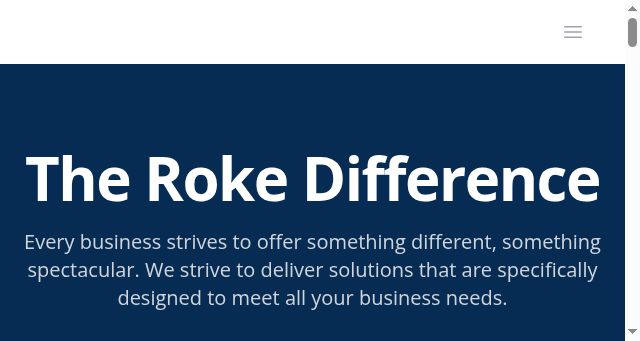 Screenshot of roke.cloud