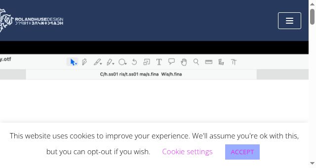 Screenshot of rolandhuse.com