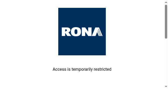 Screenshot of rona.ca
