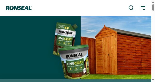 Screenshot of ronseal.com