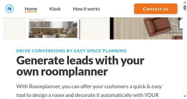 Screenshot of roomplanner.com