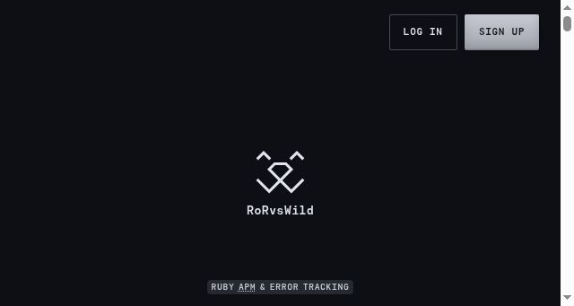 Screenshot of rorvswild.com