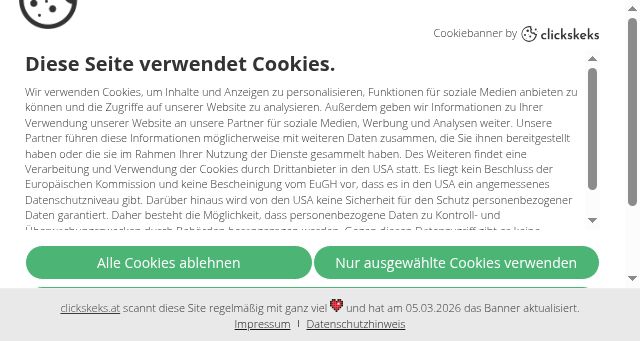 Screenshot of rosenarcade.at