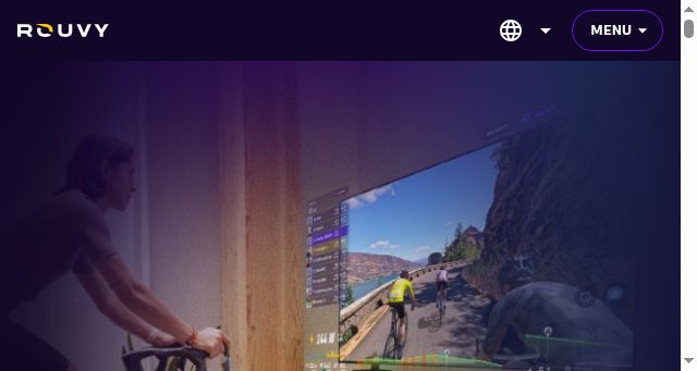 Screenshot of rouvy.com