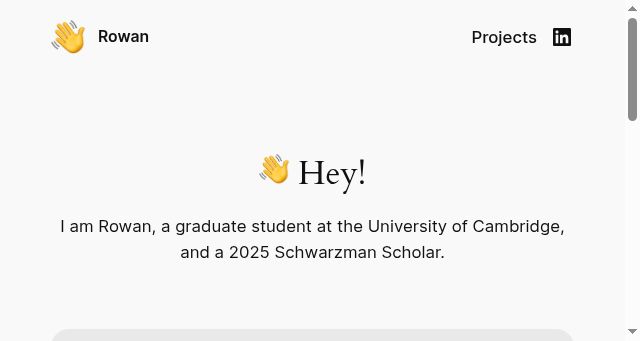 Screenshot of rowanhumphreys.co.uk