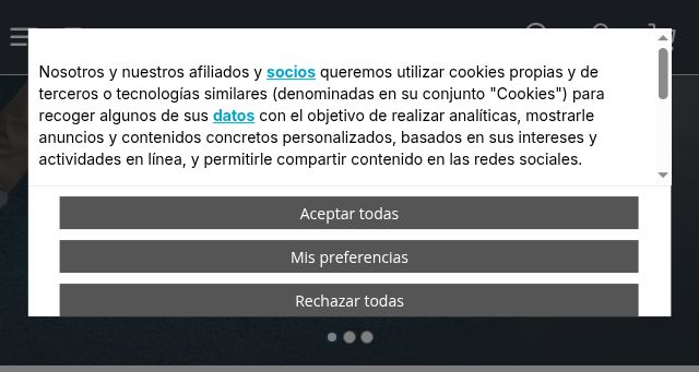 Screenshot of rowenta.es