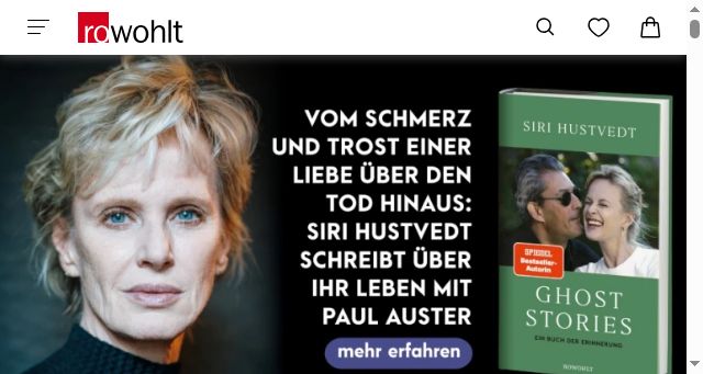 Screenshot of rowohlt.de