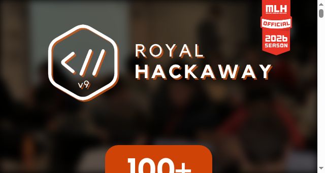 Screenshot of royalhackaway.com