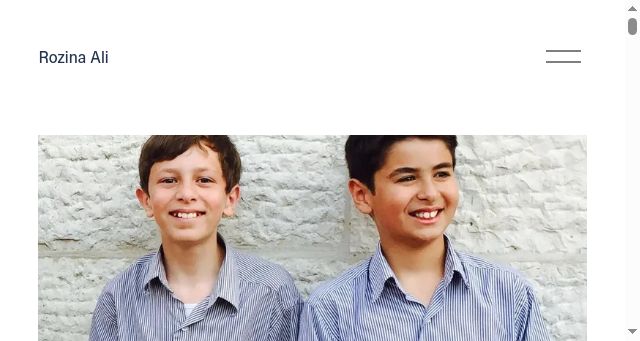 Screenshot of rozina-ali.com