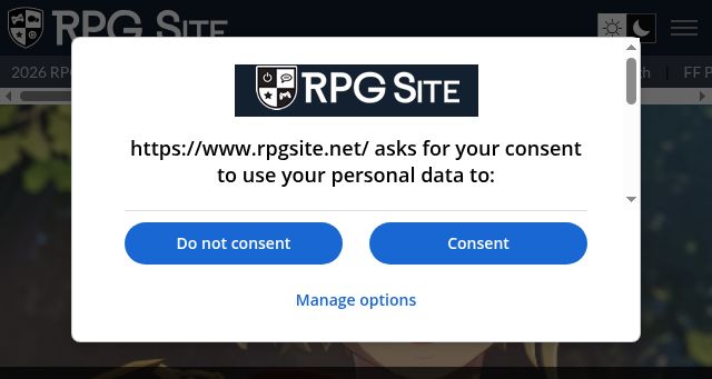 Screenshot of rpgsite.net