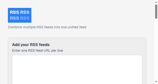 Screenshot of rssrssrssrss.com