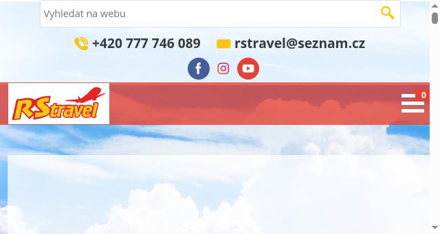Screenshot of rstravel.cz