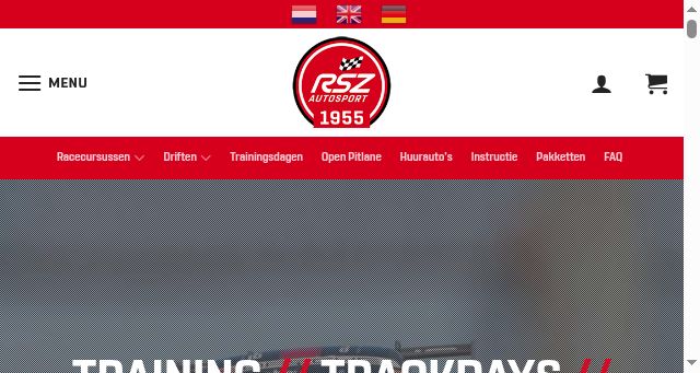 Screenshot of rsz.nl