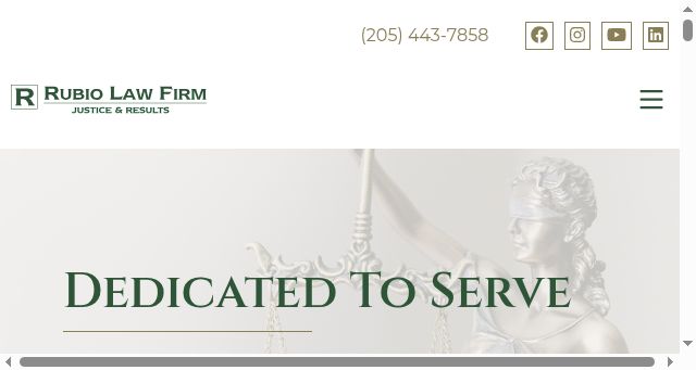 Screenshot of rubiofirm.com