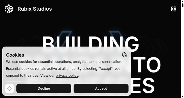 Screenshot of rubixstudios.com.au