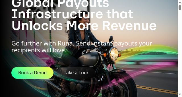 Screenshot of runa.io