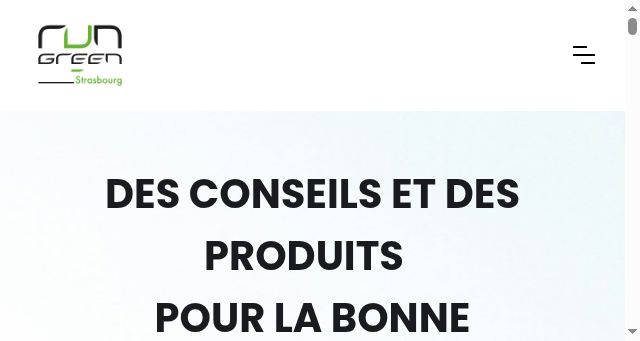 Screenshot of rungreenstrasbourg.fr