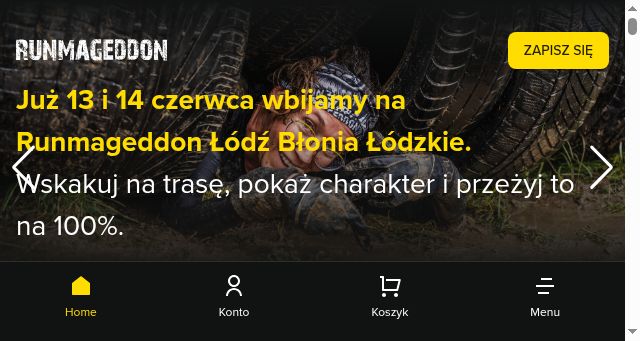 Screenshot of runmageddon.pl