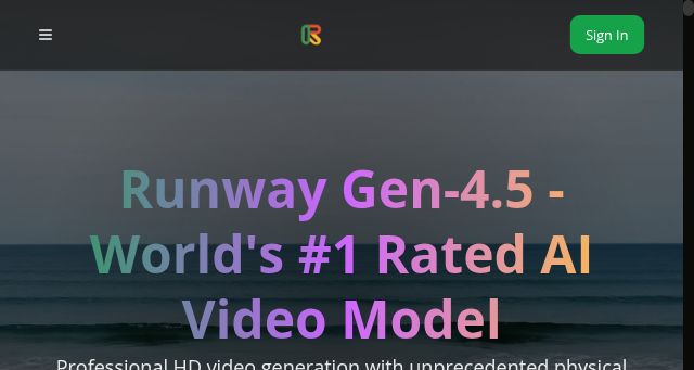 Screenshot of runwaygen45.pro