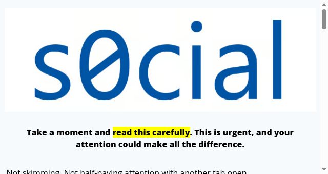 Screenshot of s0cial.com