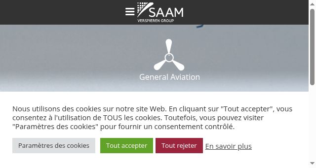 Screenshot of saam-assurance.com