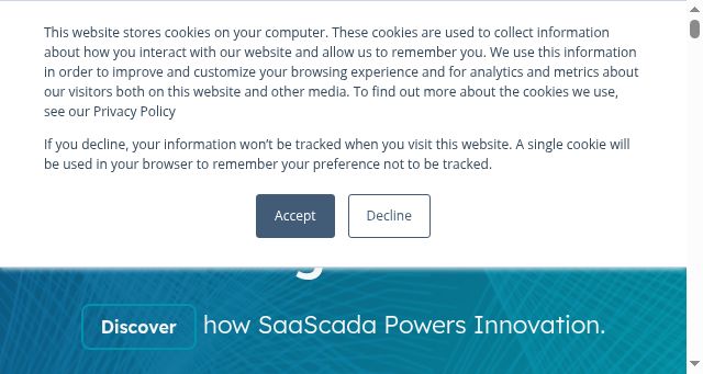 Screenshot of saascada.com