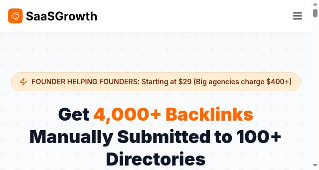 Screenshot of saasgrowth.net