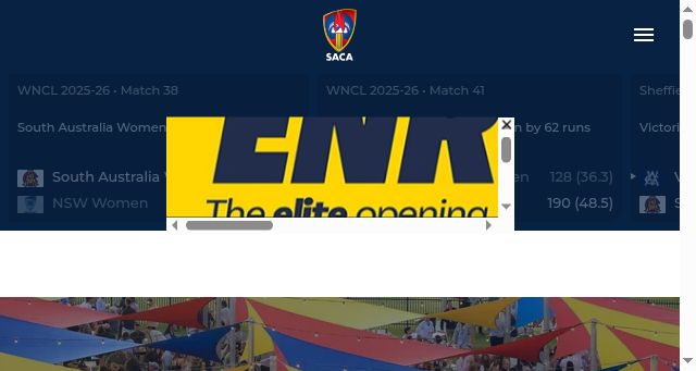 Screenshot of saca.com.au