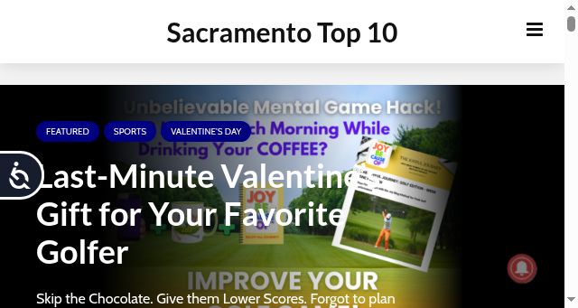 Screenshot of sacramentotop10.com