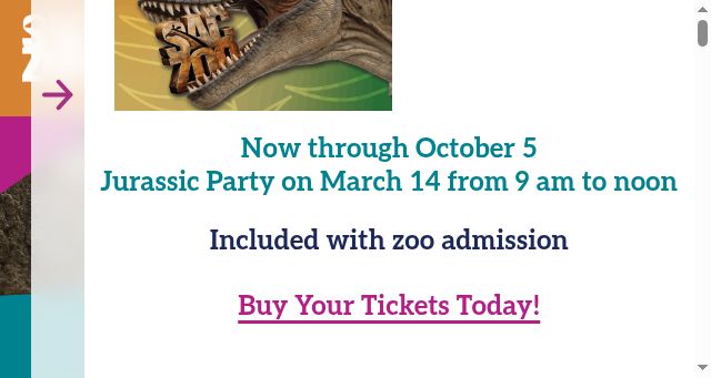 Screenshot of saczoo.org