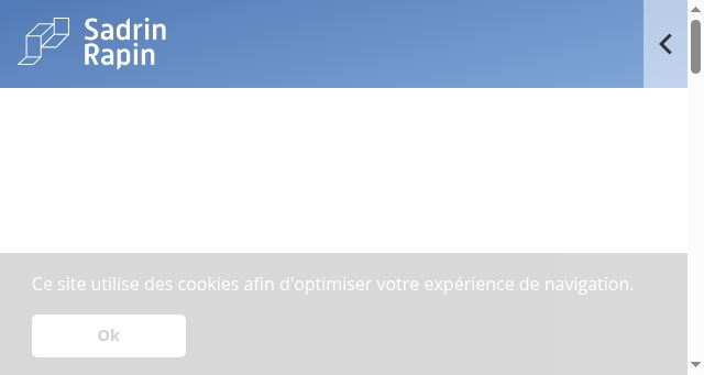 Screenshot of sadrin-rapin.fr