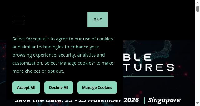 Screenshot of safcongressapac.com