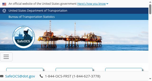 Screenshot of safeocs.gov
