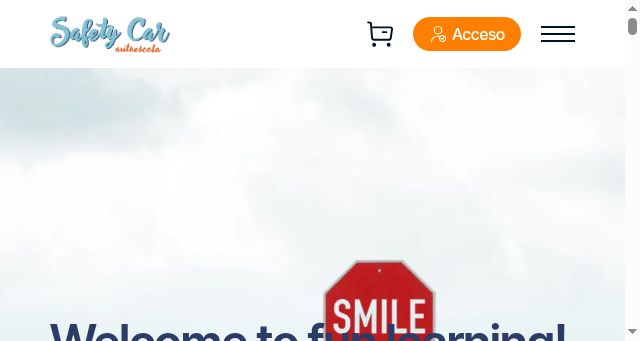 Screenshot of safetycarautoescola.com